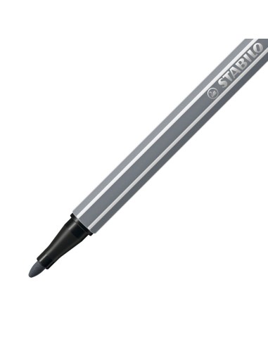  C/10 ROTULADOR STABILO PEN 68 GRIS OSCURO  Nº88 PUNTA 1,0MM 